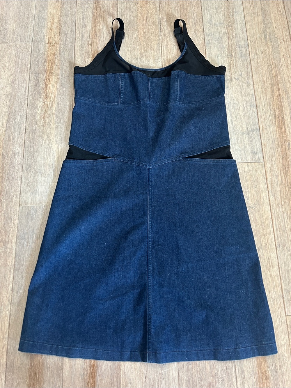 Marithe + Francois Girbaud Denim Midi Stretch Dress sz S